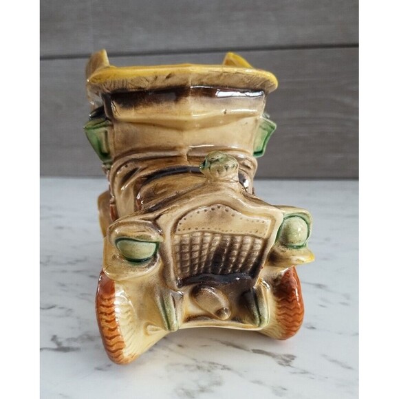 Vintage Ford Model A Ceramic Car Jalopy Automobile Planter Japan Car Collection - Picture 2 of 10